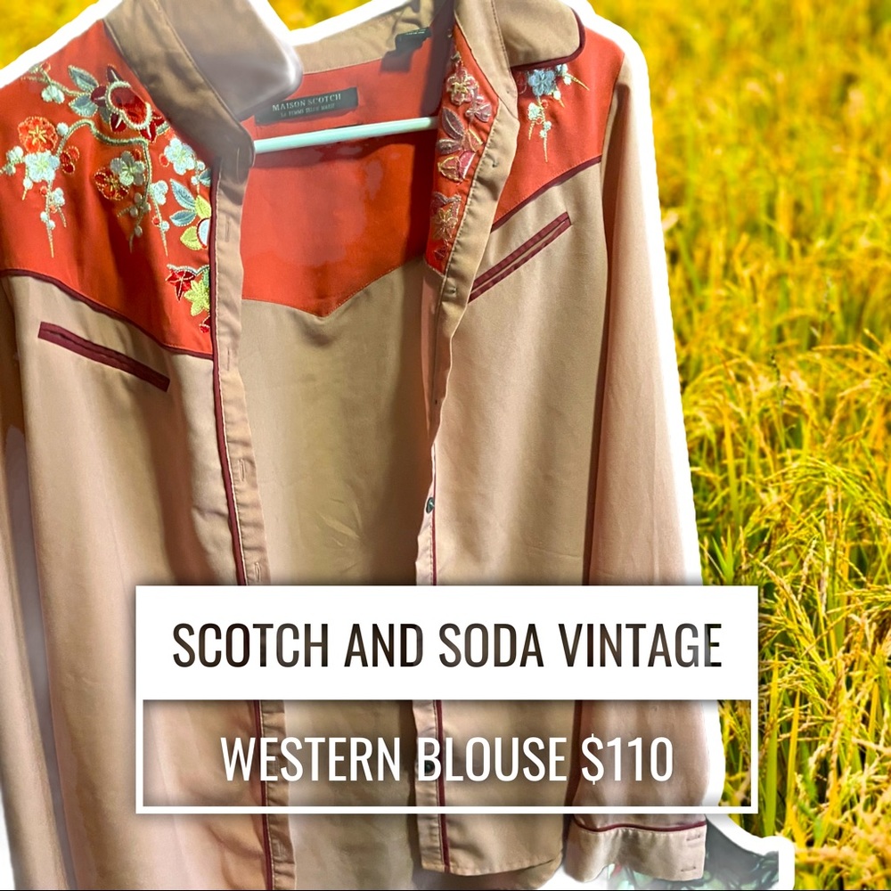 Scotch and Soda Vintage Blouse size medium